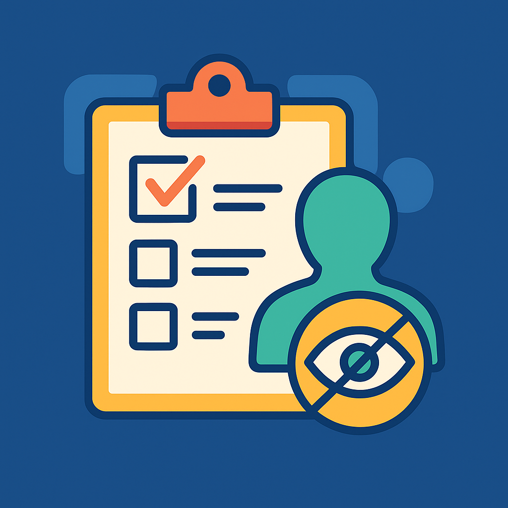 Checklist: Anonymization for Analysis