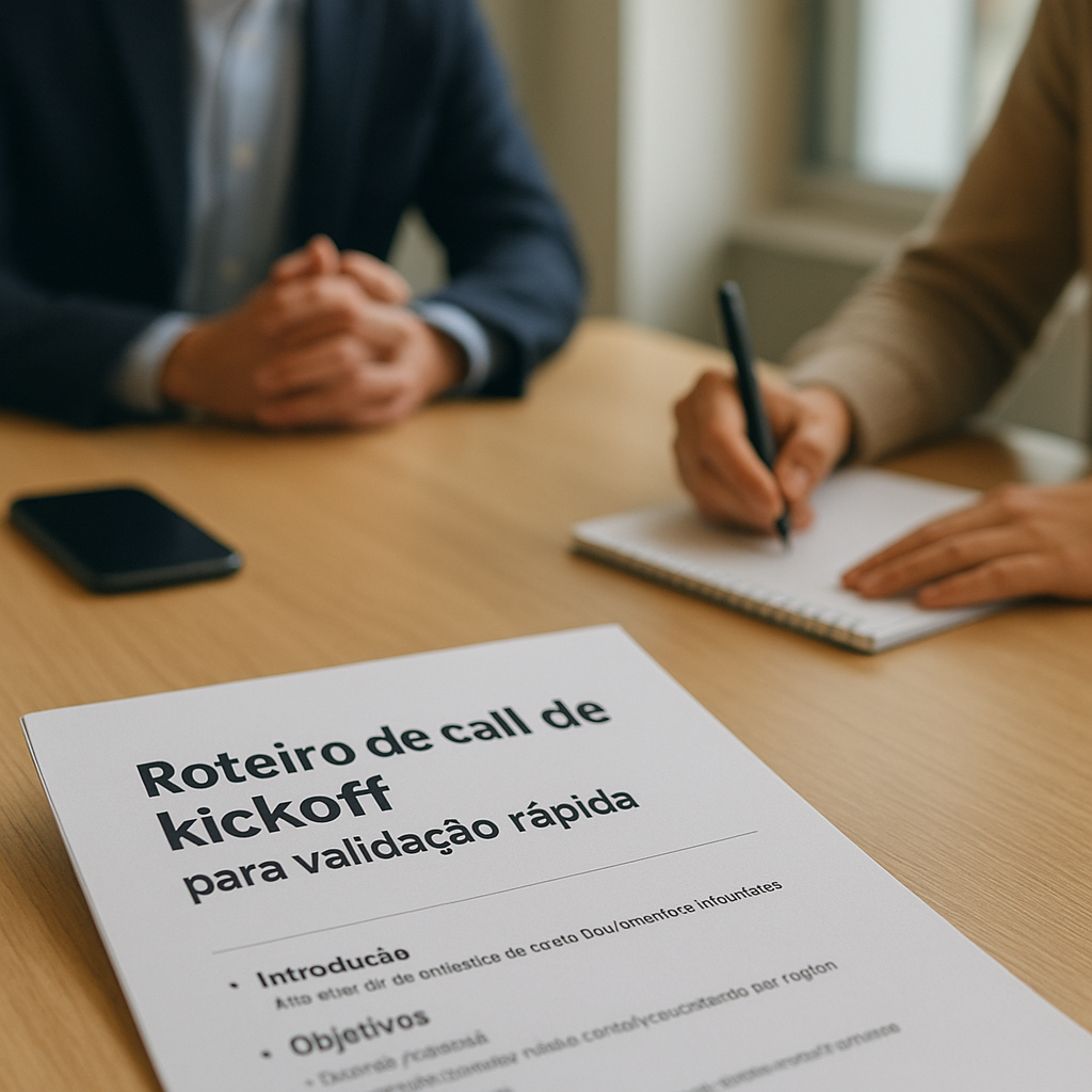 Script: Kickoff Call Script — for Quick Validation