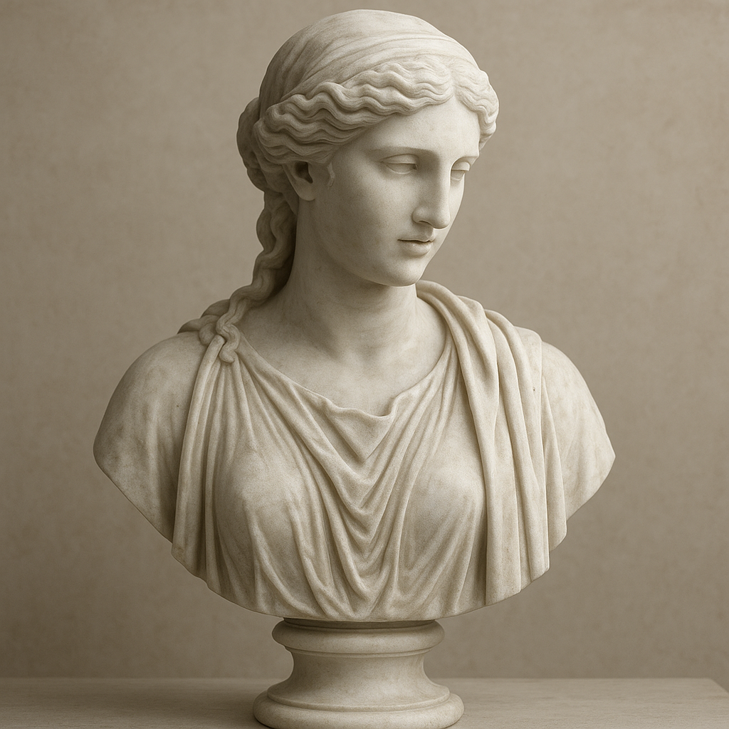 Escultura de mármore clássica