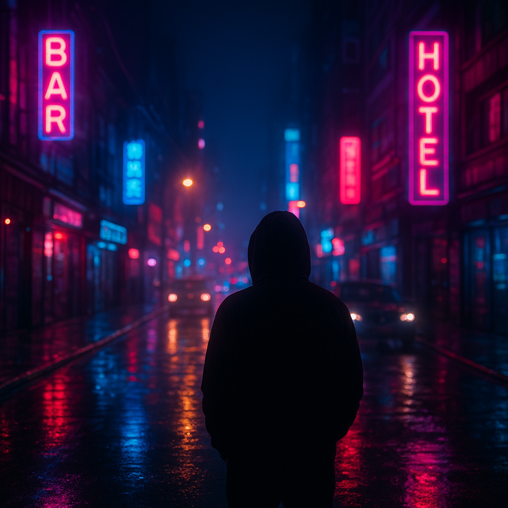 Cyberpunk Neon Scene