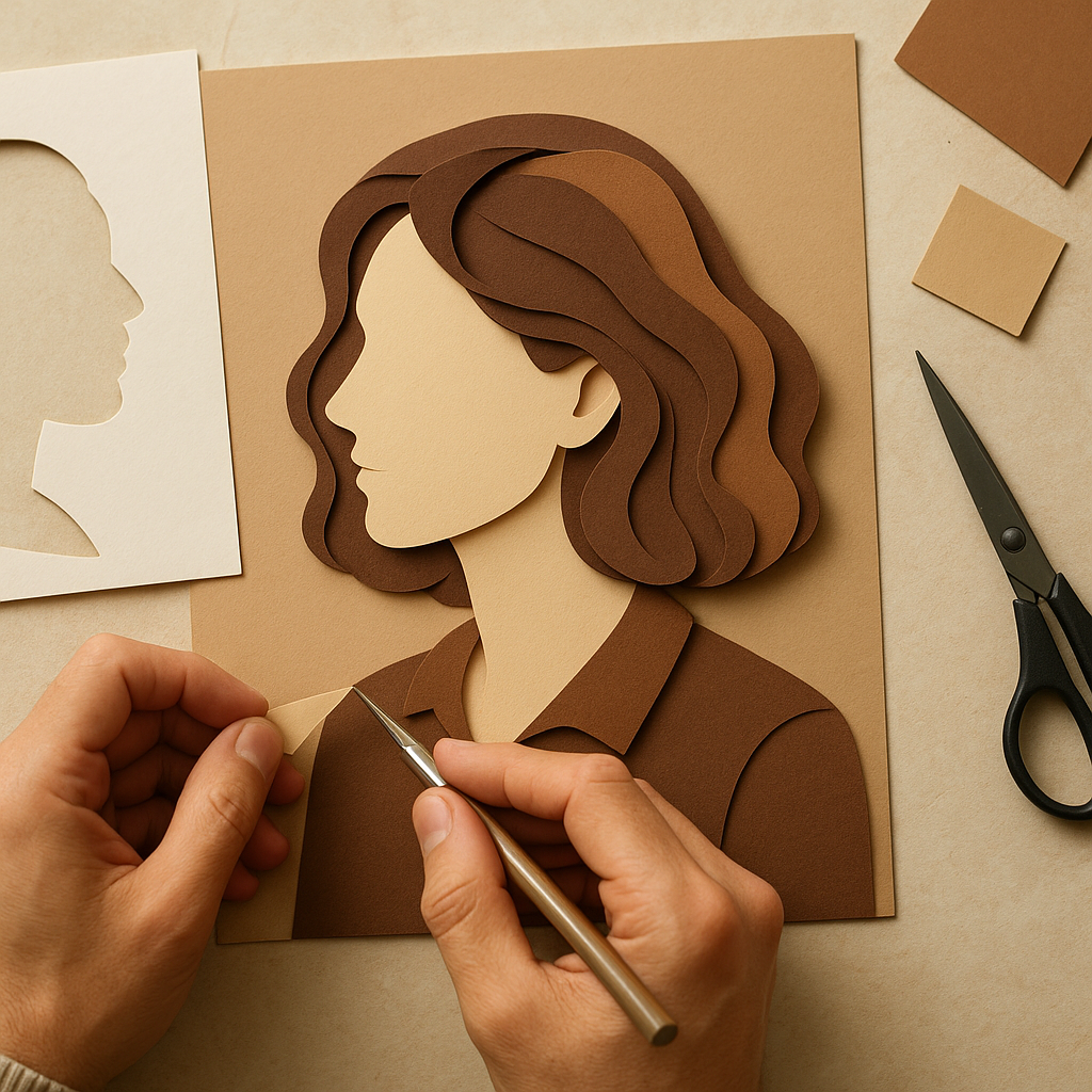Paper Cut Portrait