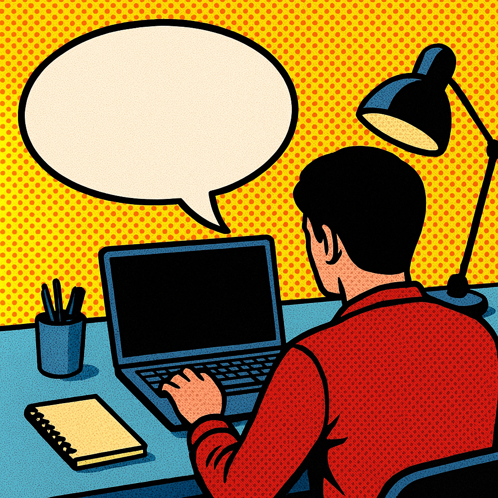 Pop Art Comic Panel