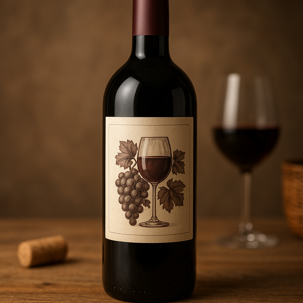 Wine or Craft Beverage Label Still