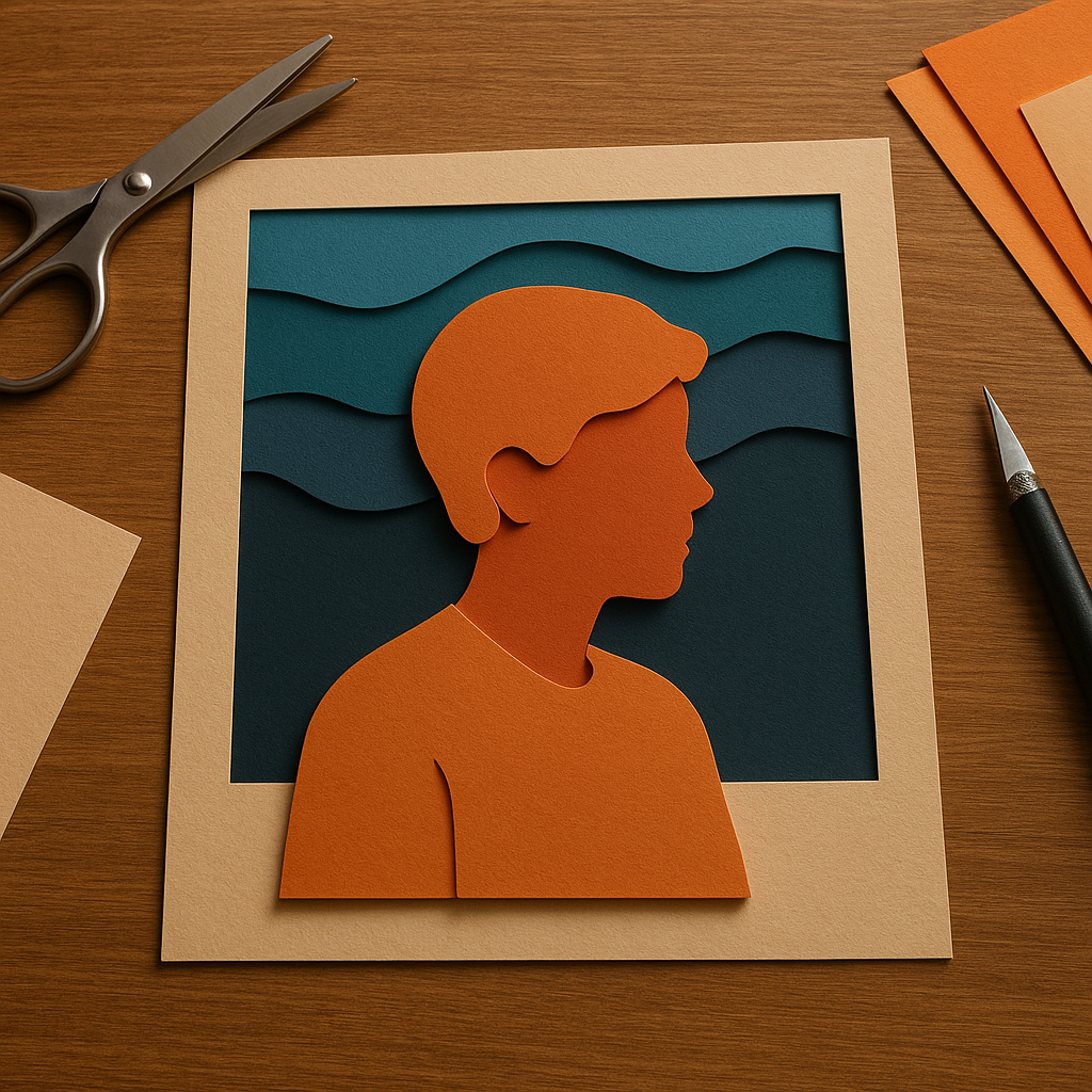 Paper Cut Portrait