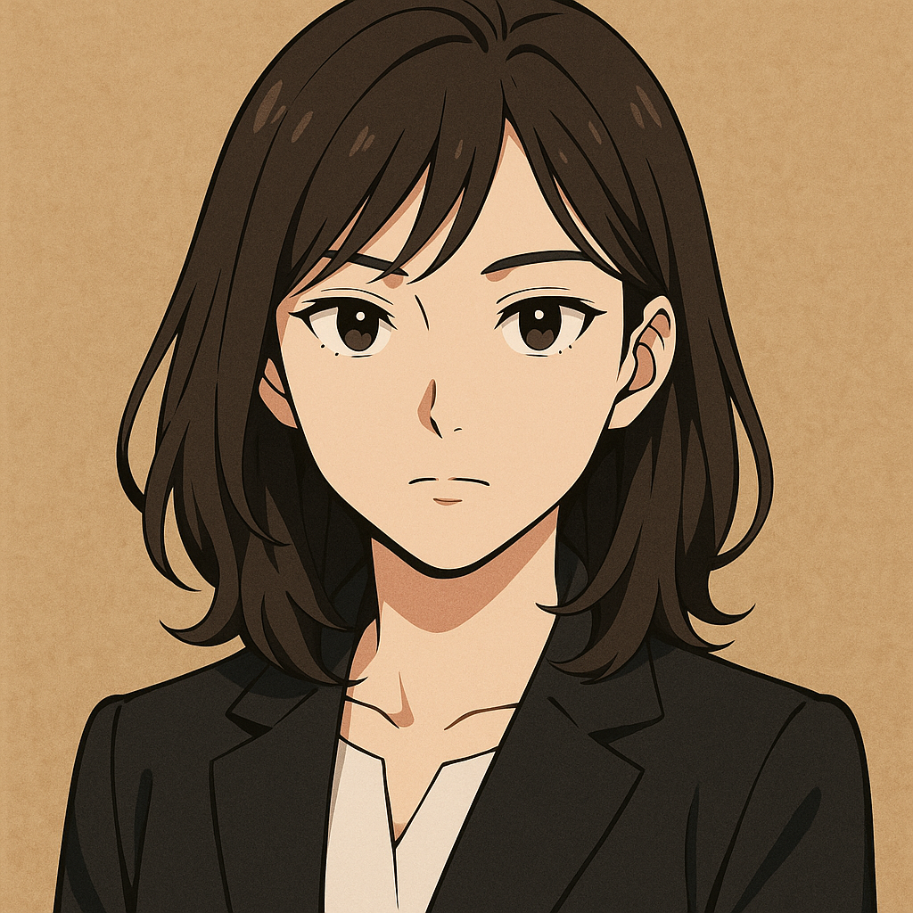 Editorial Anime-Style Portrait