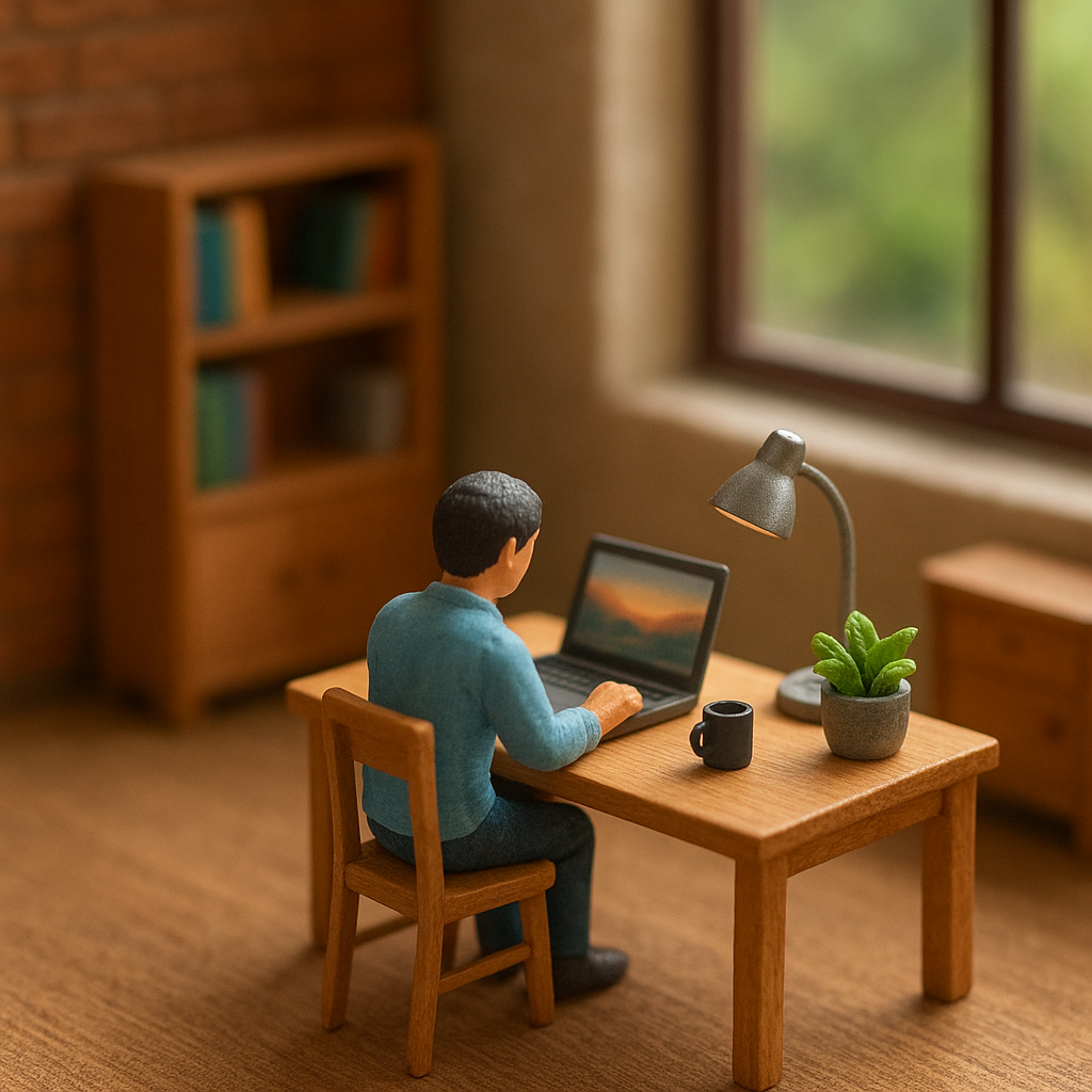 Diorama-Style Miniature Scene