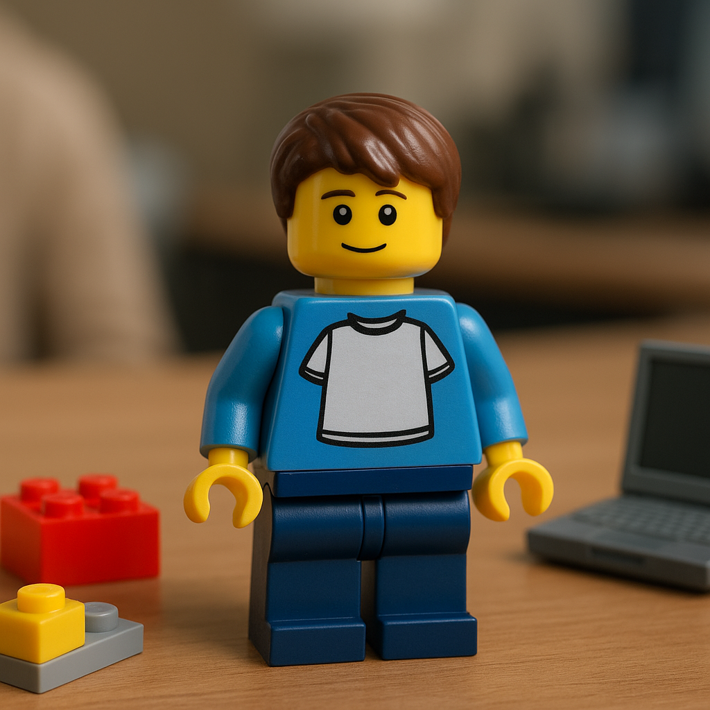 Boneco de Lego personalizado