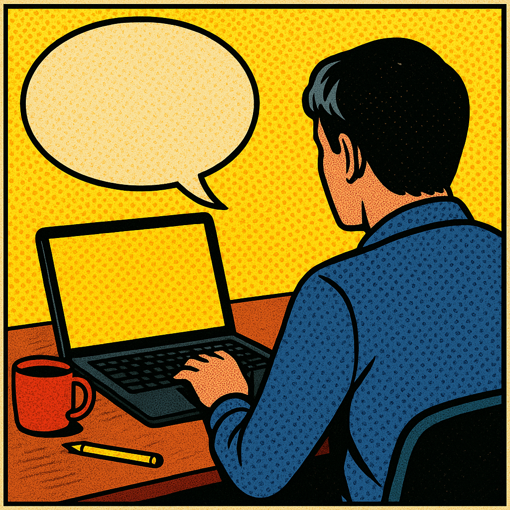 Pop Art Comic Panel
