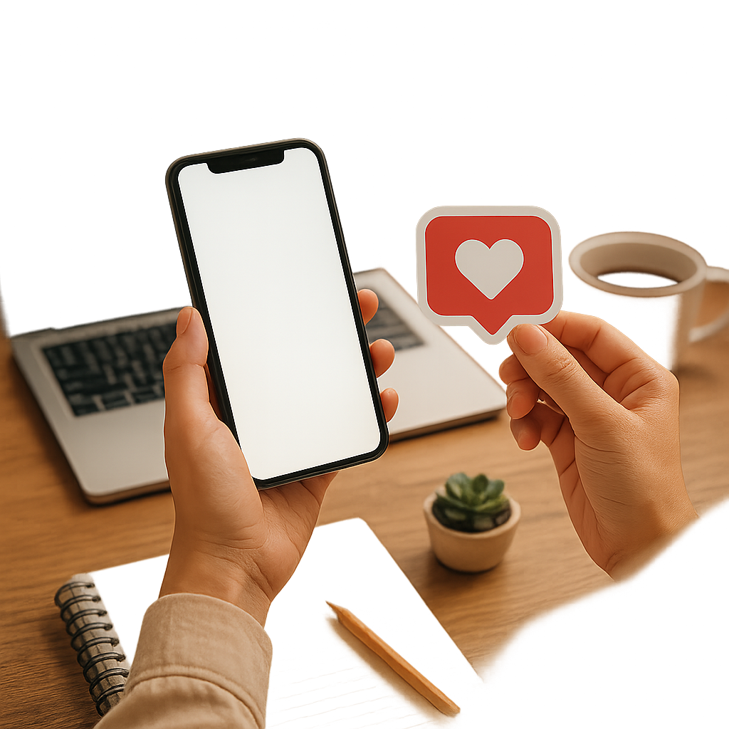 Social Media Sticker-Style Decal