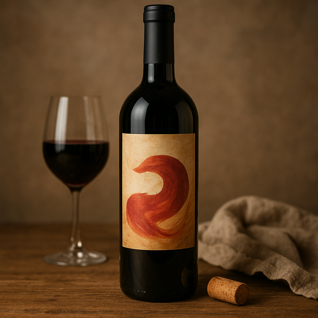 Wine or Craft Beverage Label Mockup