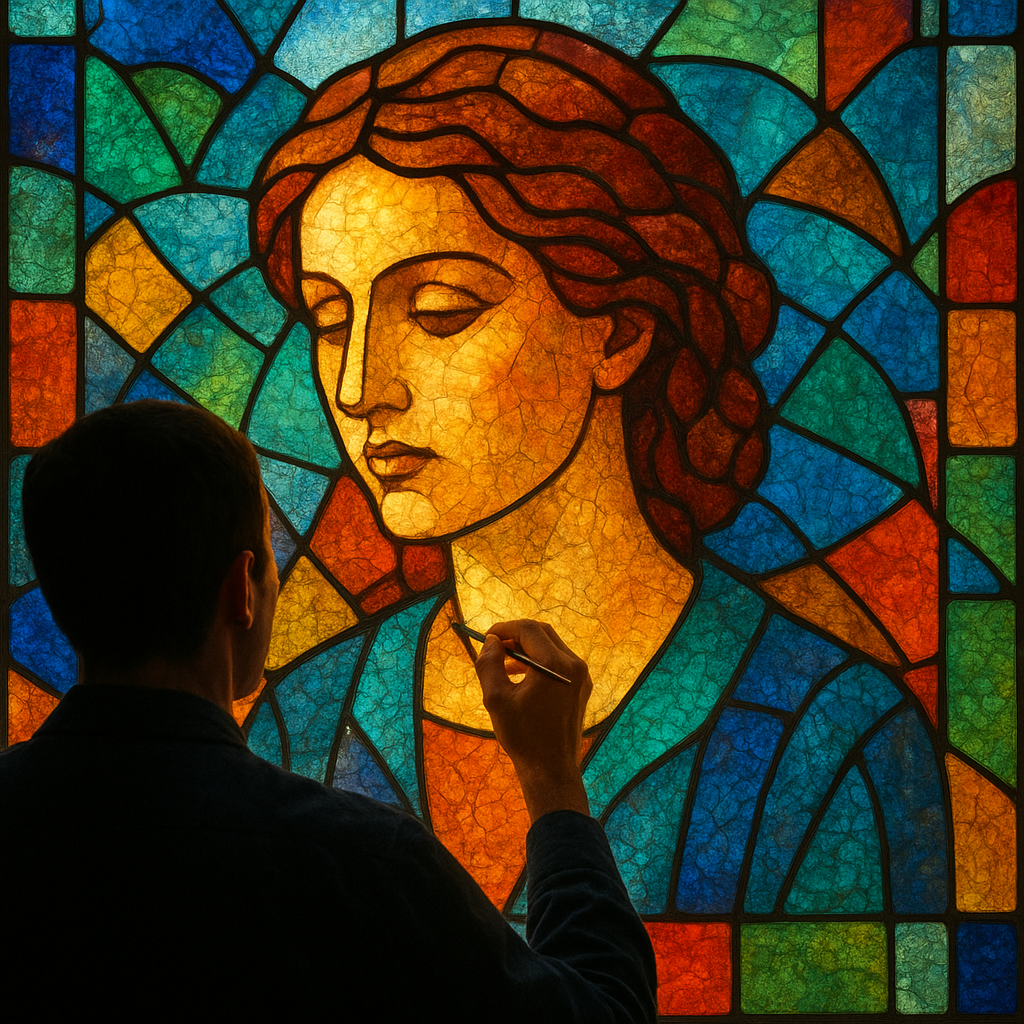 Stained Glass Portrait