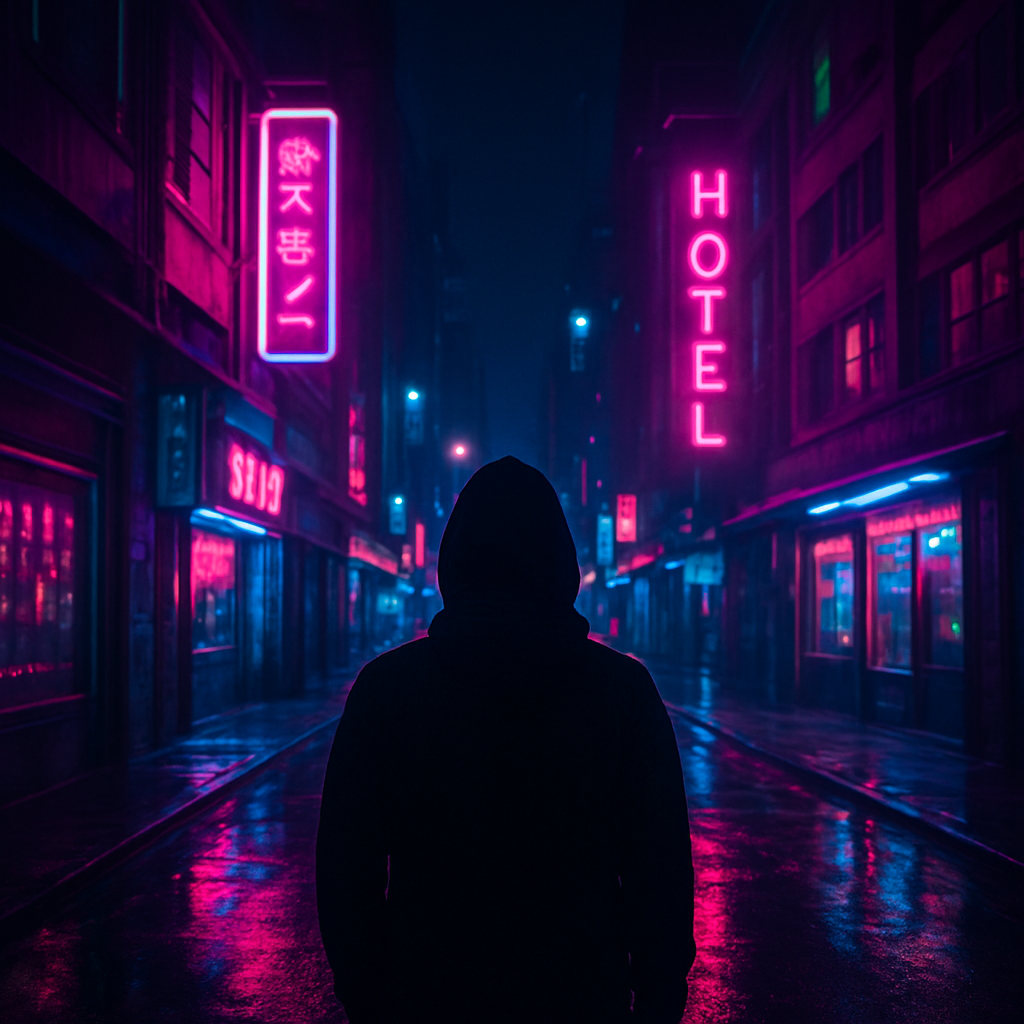 Cyberpunk Neon Scene