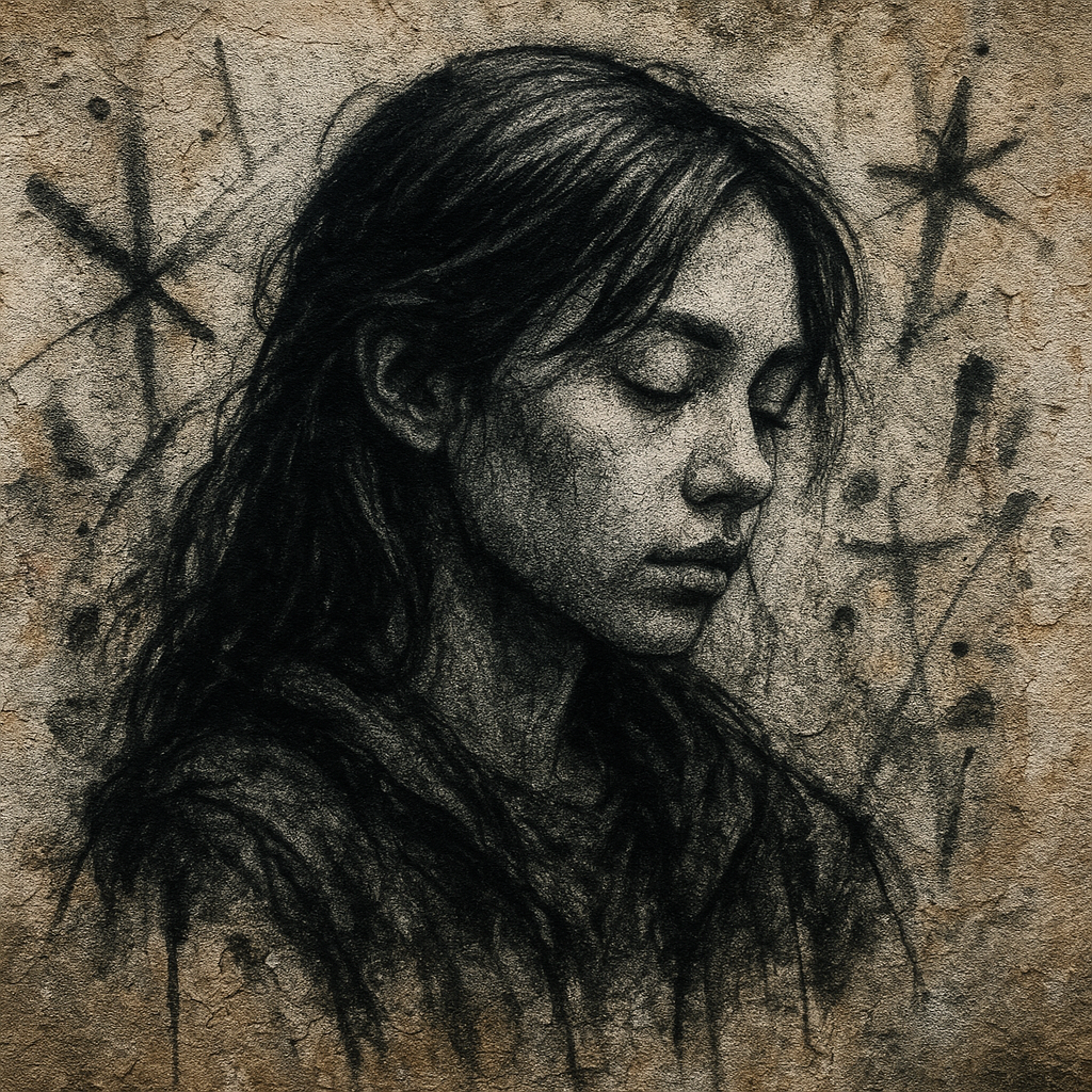 Street Art-Style Graphite Portrait