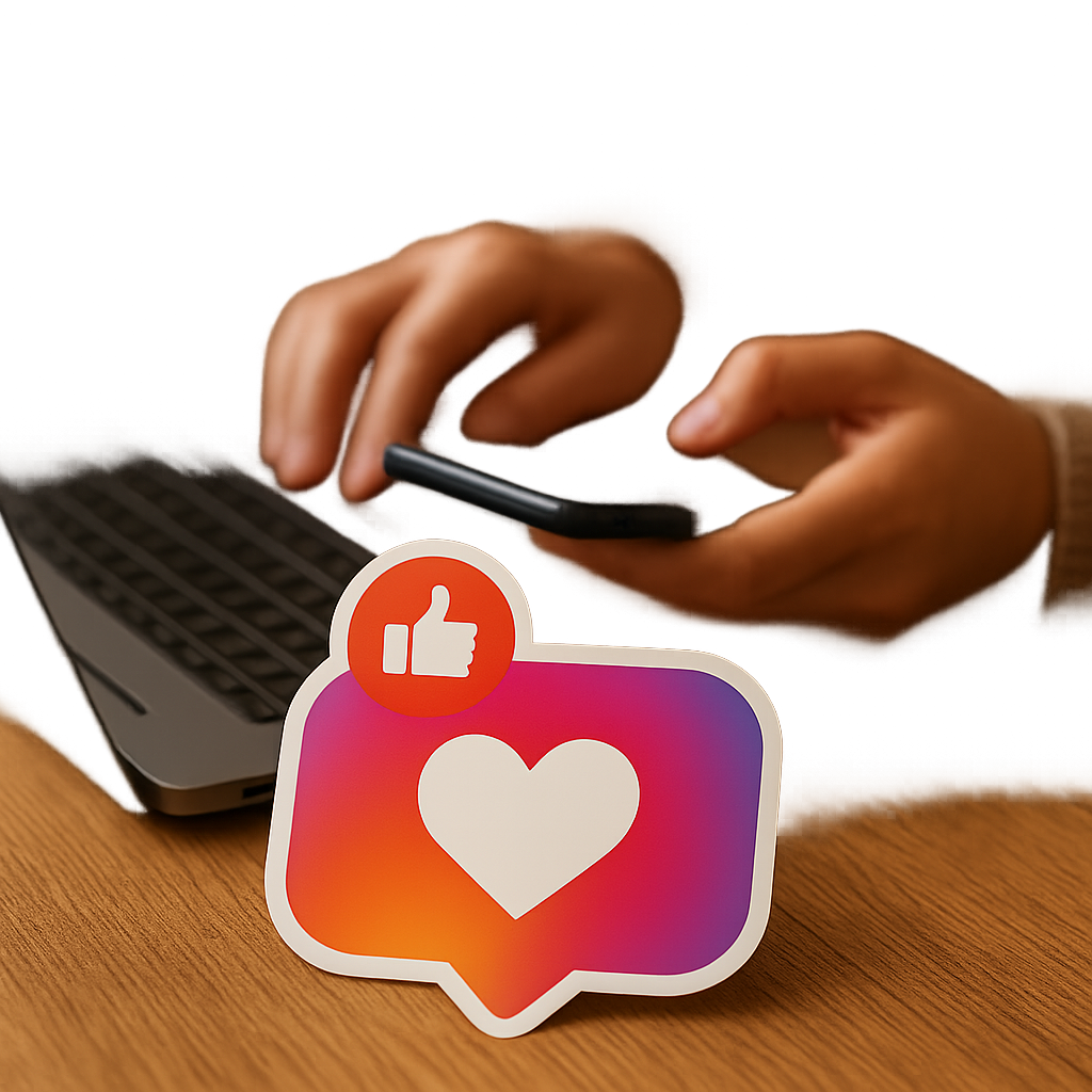Social Media Sticker Style Decal