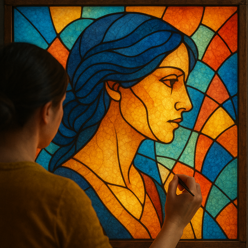 Stained Glass Portrait