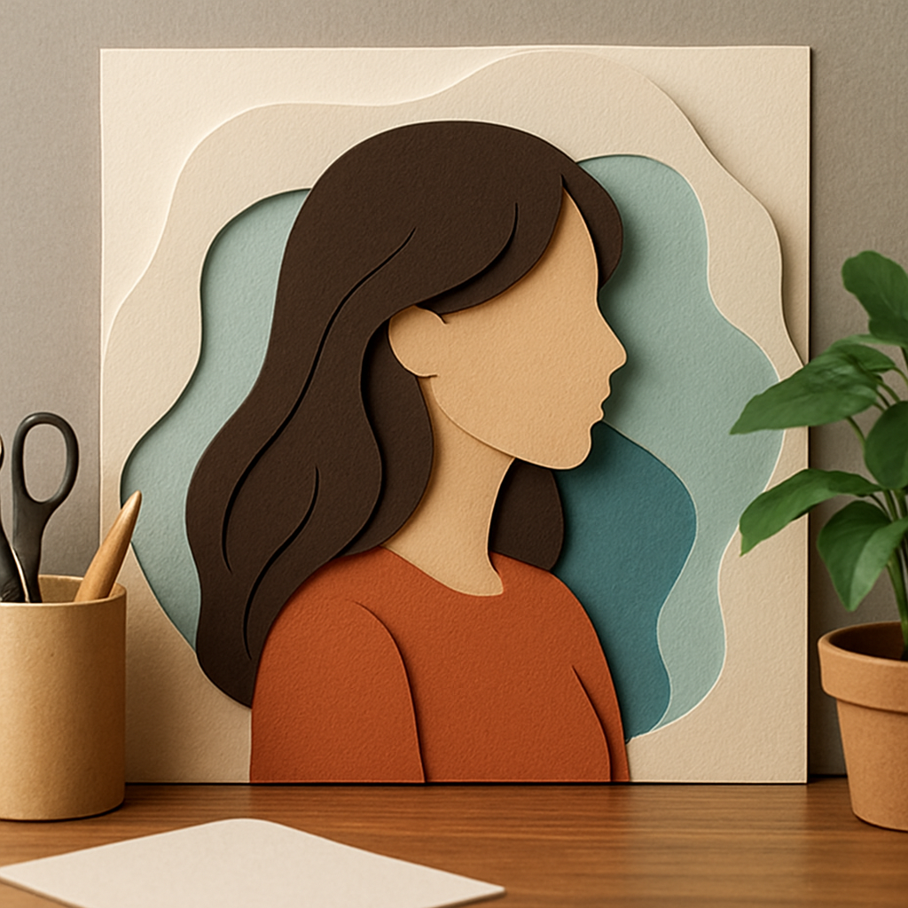 Paper Cut Portrait