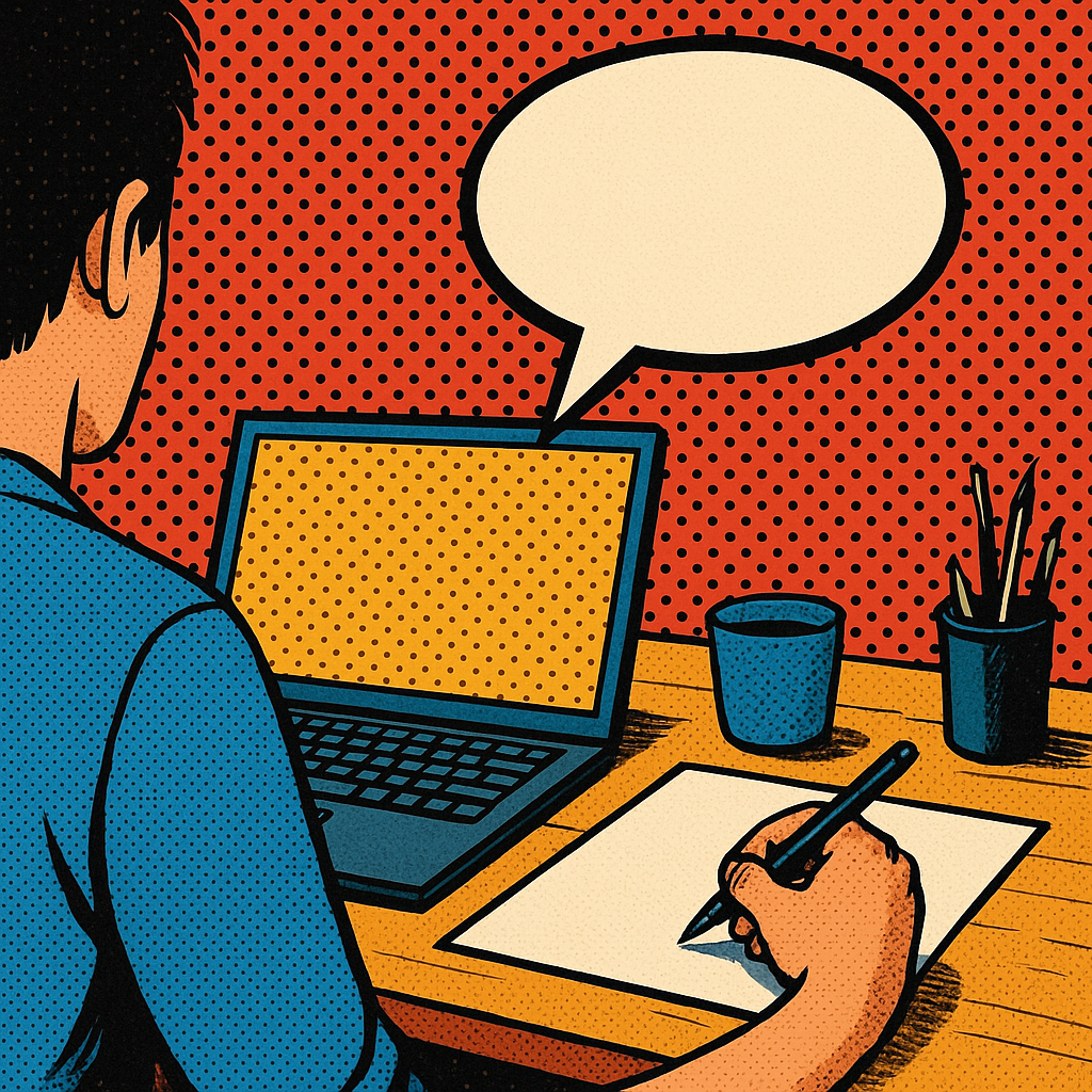 Pop Art Comic Panel