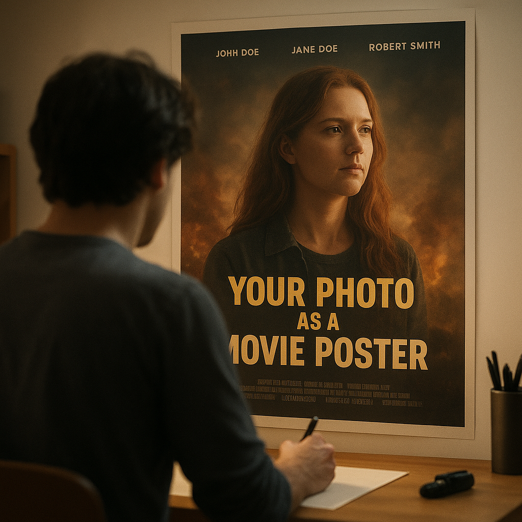 Your Photo as a Movie Poster