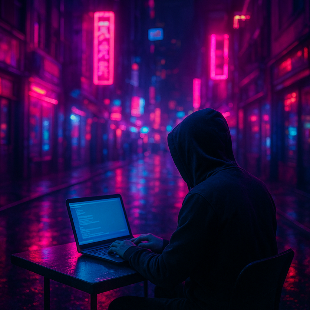 Cyberpunk Neon Scene
