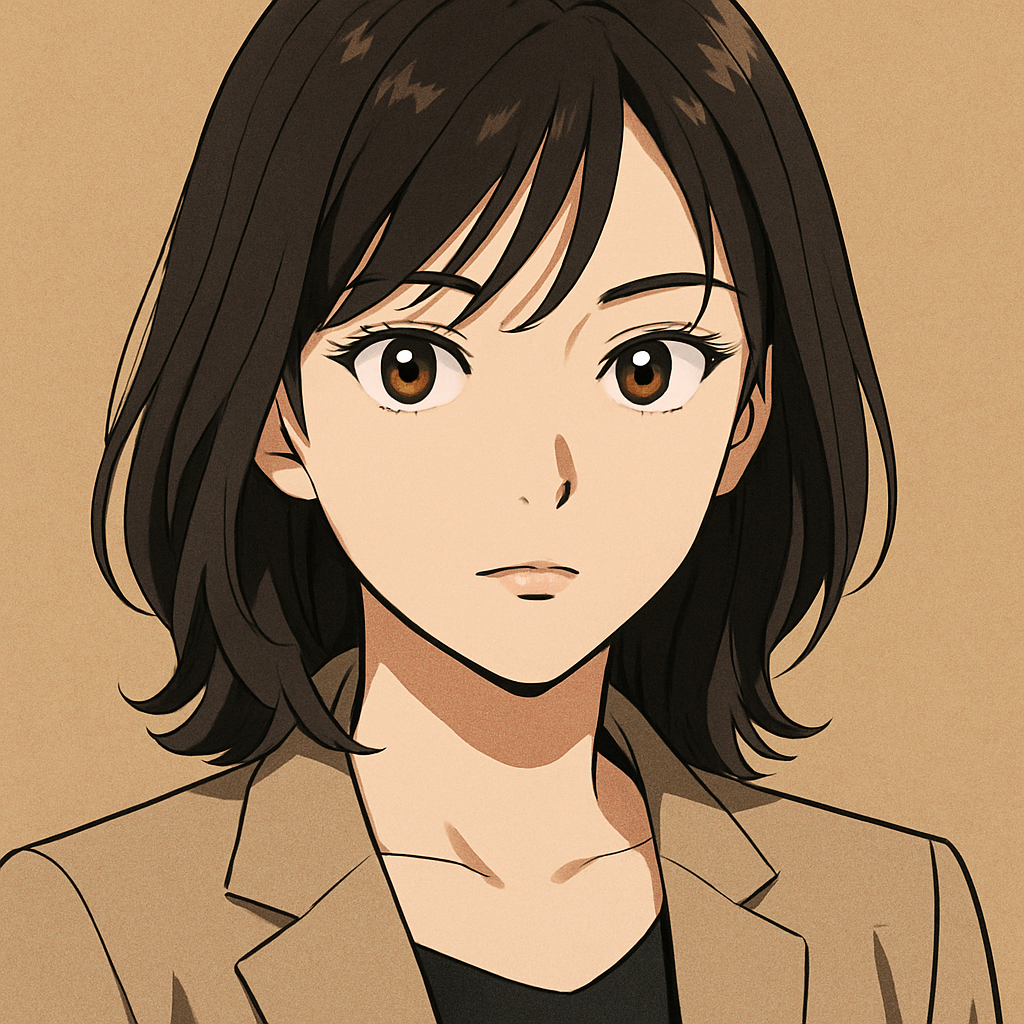Editorial Anime-Style Portrait