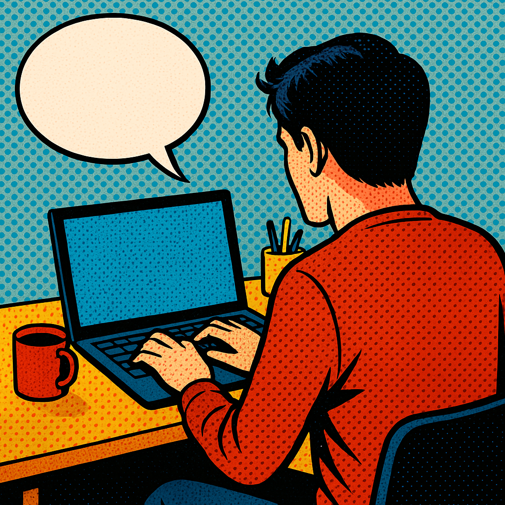 Pop Art Comic Panel