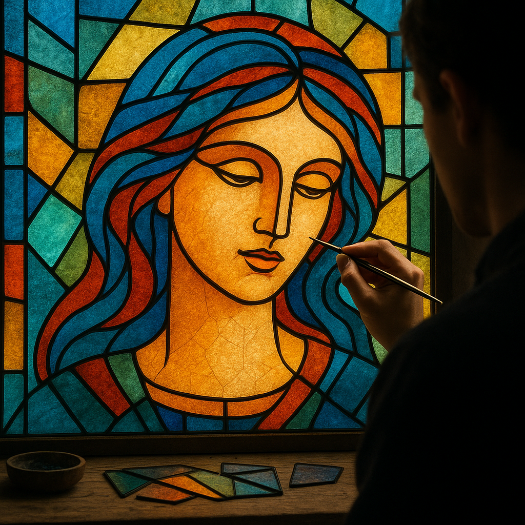 Stained Glass Portrait