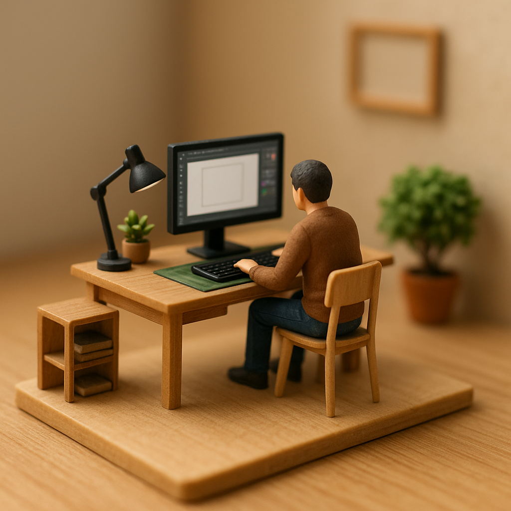 Miniature Diorama Scene