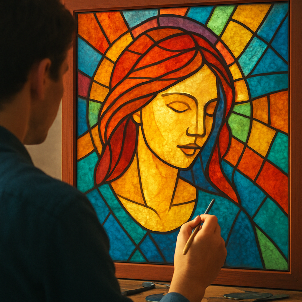 Stained Glass Portrait