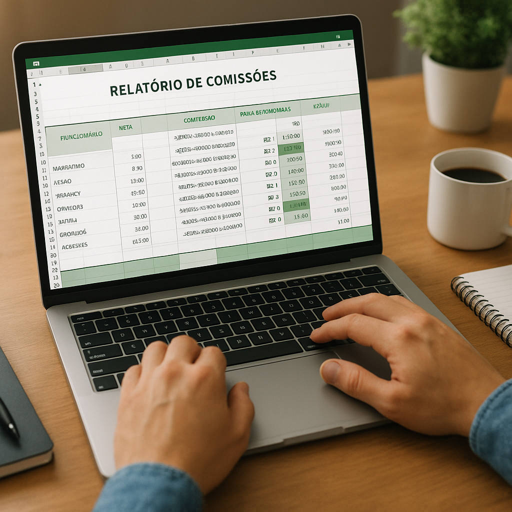 Commission Report by Tiers and Targets in Excel