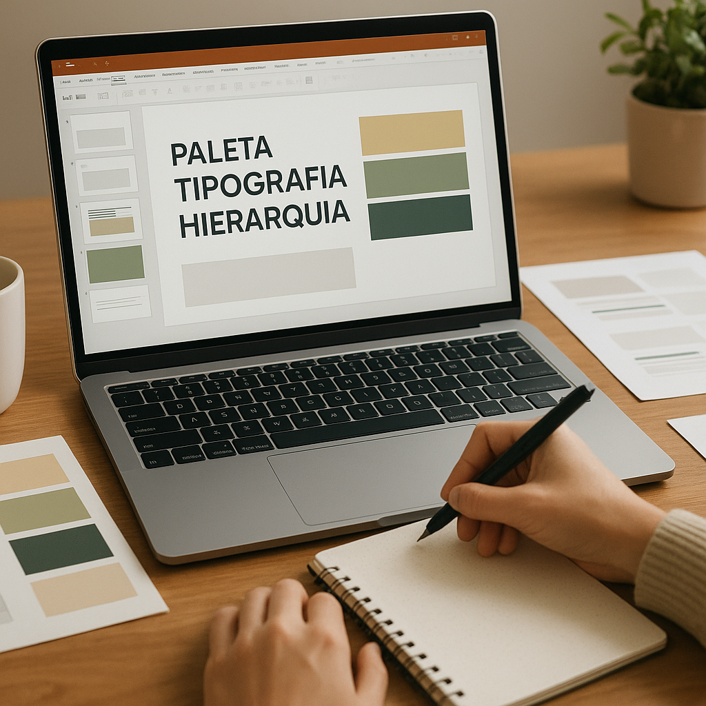 Diretor de Design Visual: Paleta, Tipografia e Hierarquia