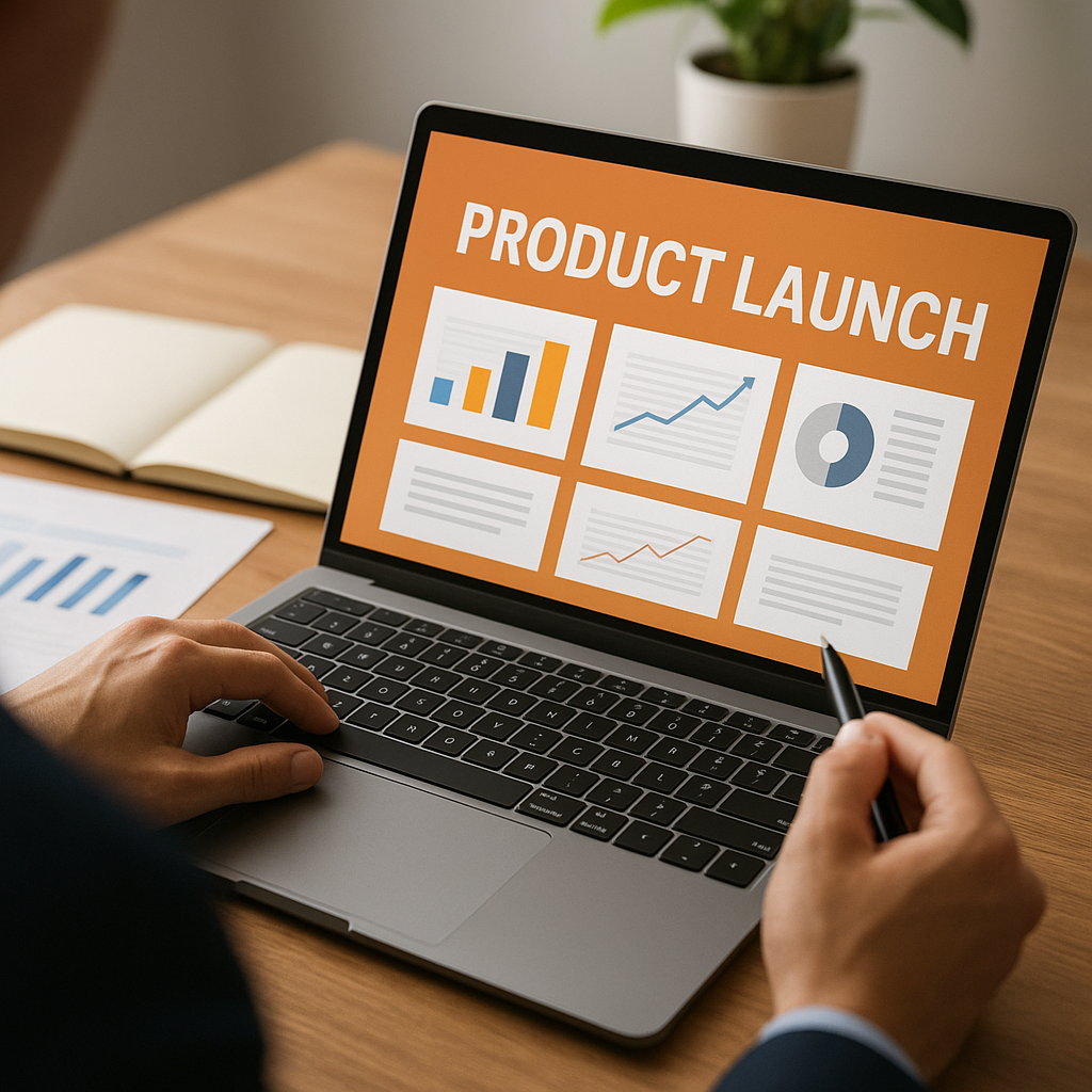 Executive Product Launch Deck in PowerPoint