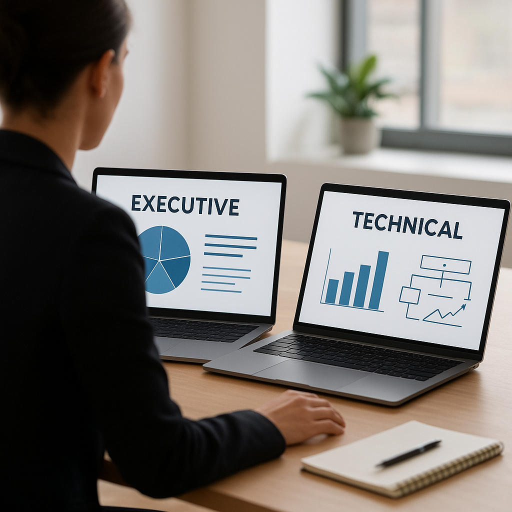 Executive vs. Technical PowerPoint: Strategic Adaptation