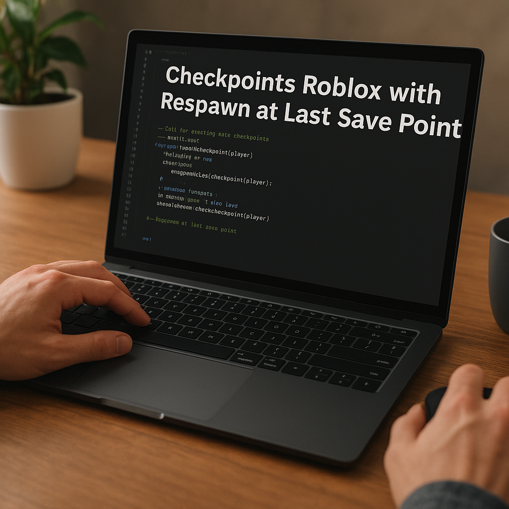 Roblox Checkpoints with Respawn at the Last Saved Point