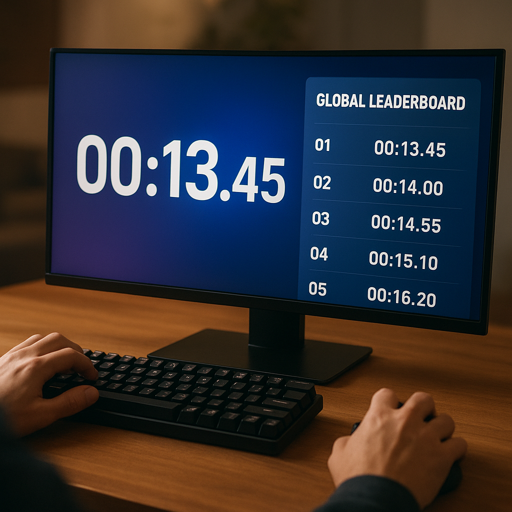 Cronômetro de Obby com Ranking Global e Melhores Tempos