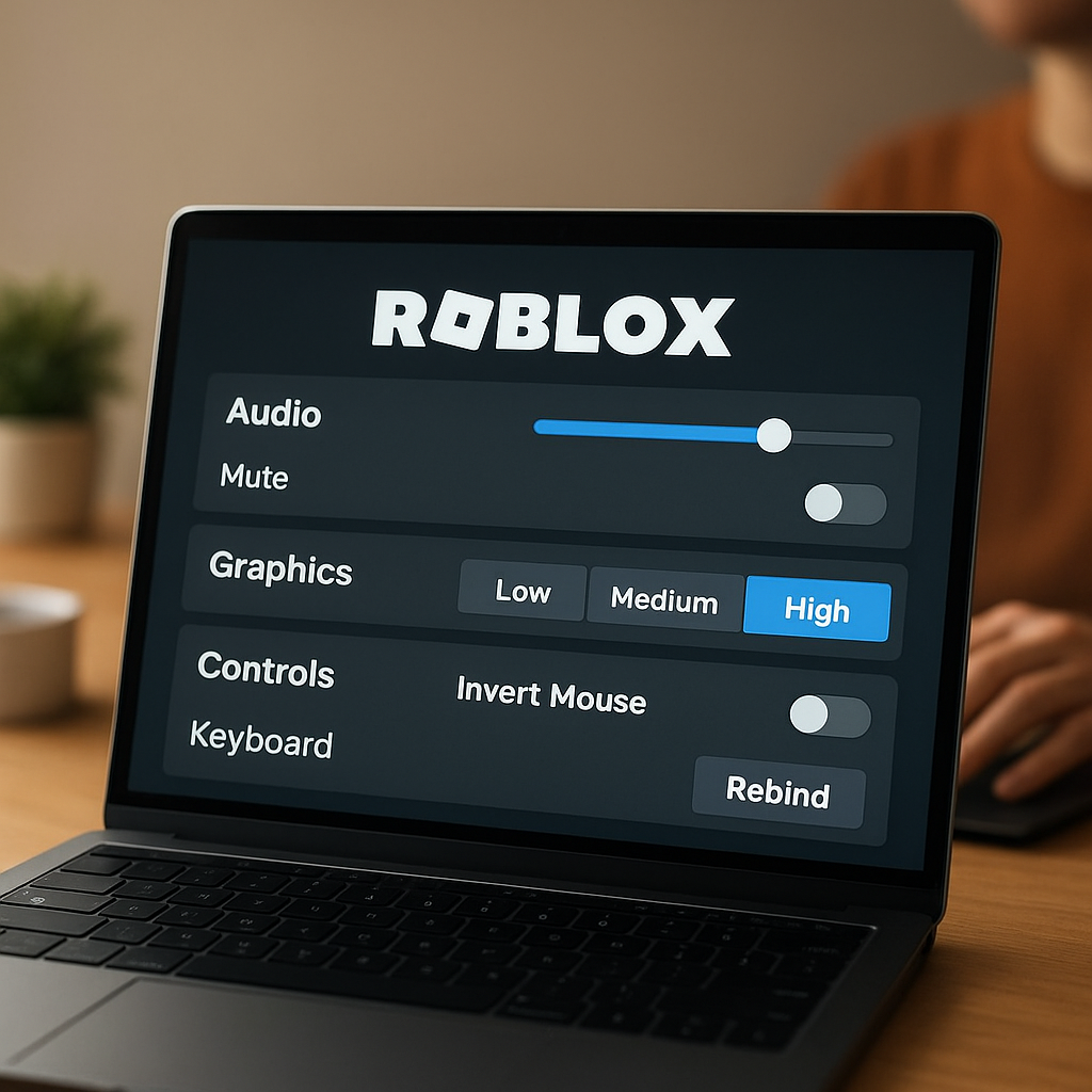 Roblox Settings Menu: Audio, Graphics, and Controls