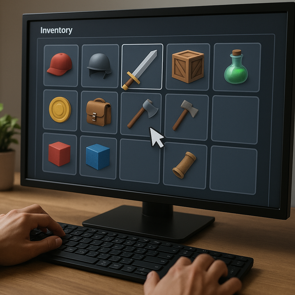 Roblox Visual Inventory with Safe Drag-and-Drop